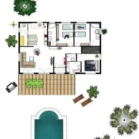 Holiday home Traditionelles Mit Pool Und Carport